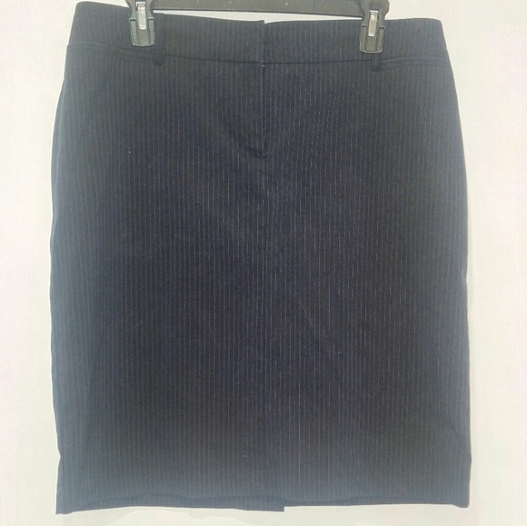 New York And Company Navy Pencil Skirt - Picture 1 of 3