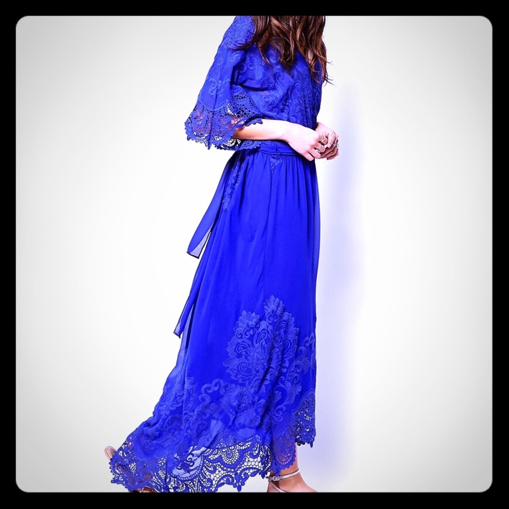 Cobalt blue White Sands Maxi