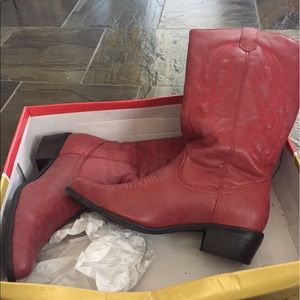 Red boots