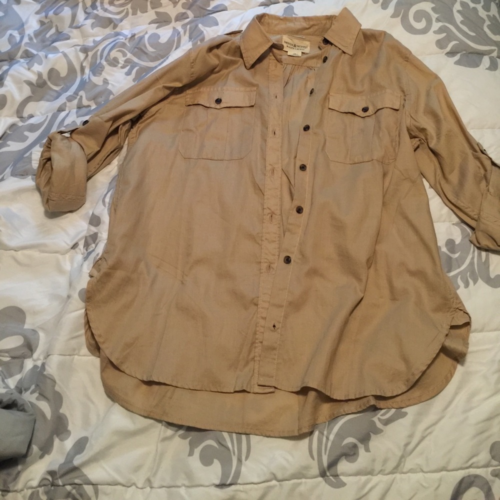 Button up demin shirt!!