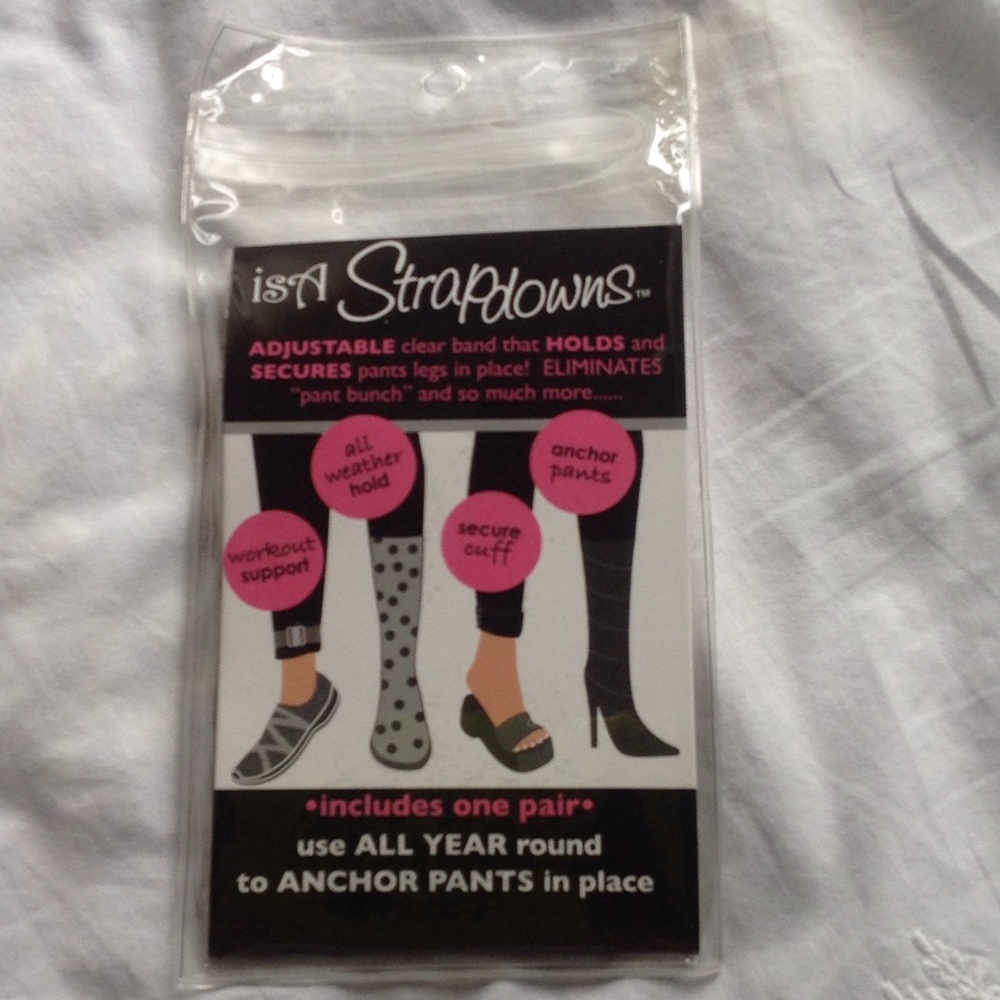 New is A Strap downs, adjust clear strap
