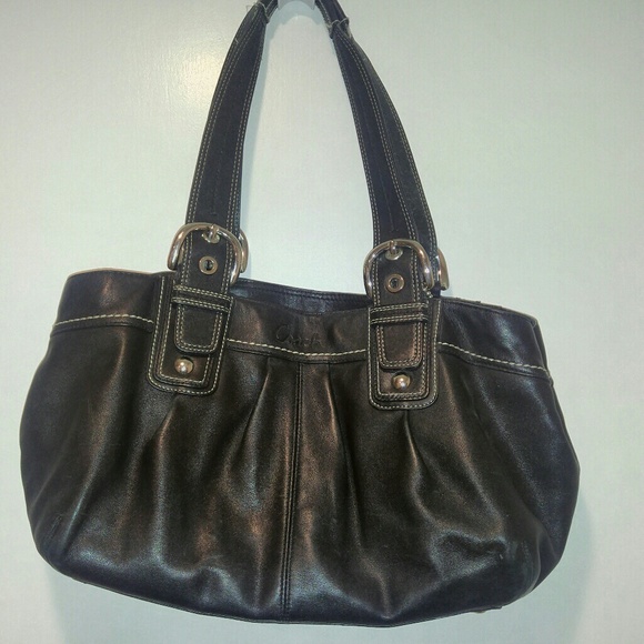 Leather Coach purse - Picture 1 of 3