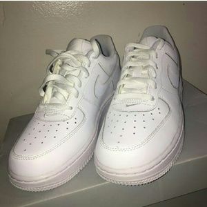 Og all white low top Air force ones