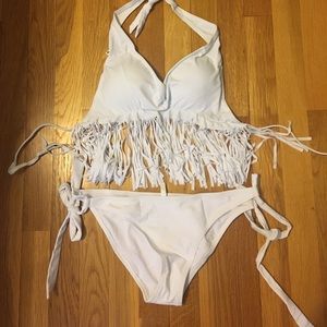 Never worn white bathing suit