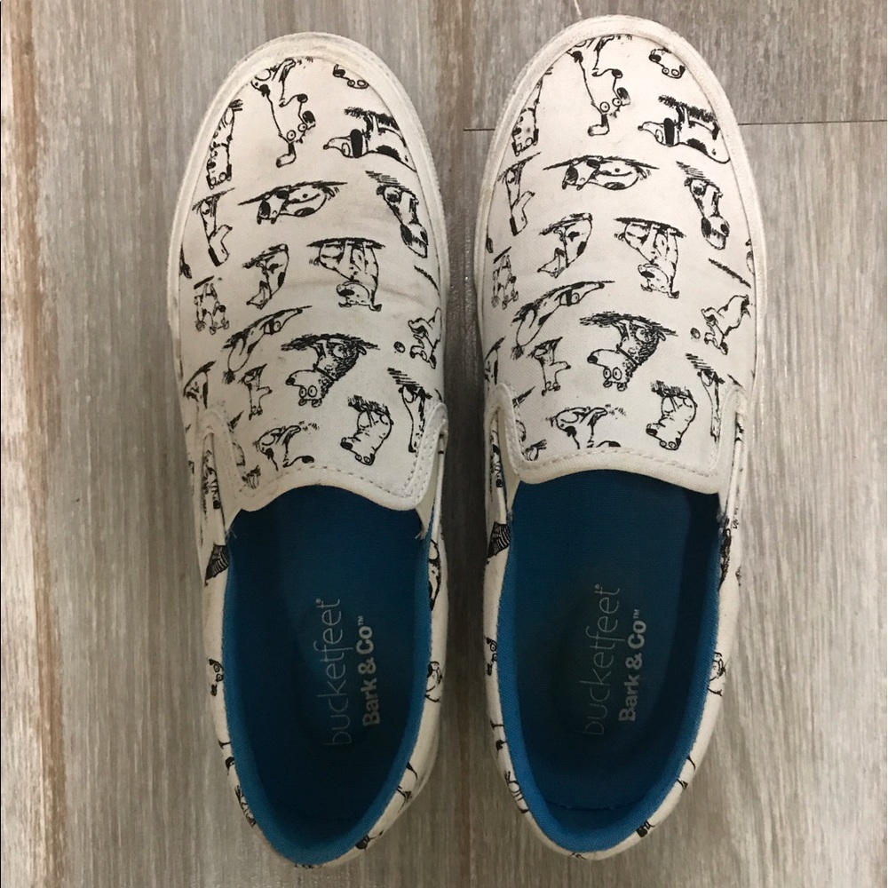 Bucketfeet BarkBox "Shoodles" Dog Print Sneakers