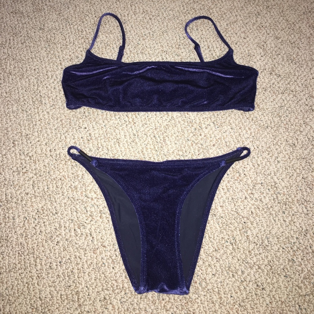 TRIANGL Elisa Bikini Set-Midnight Blue Velvet