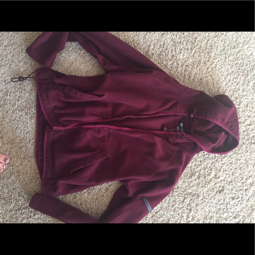 American eagle fleece jacket