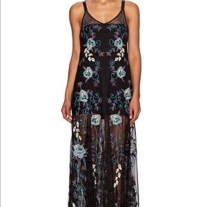 NWT free people embroidered slip