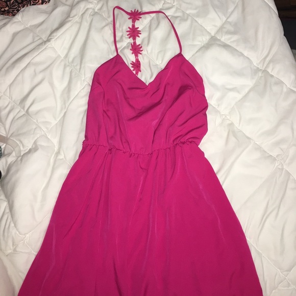 fuchsia sundress
