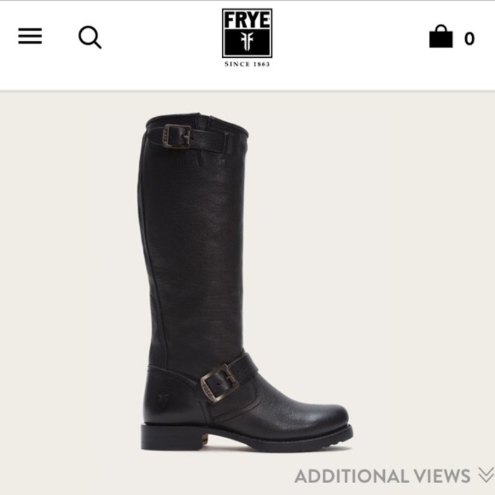Frye Veronica Black Boots