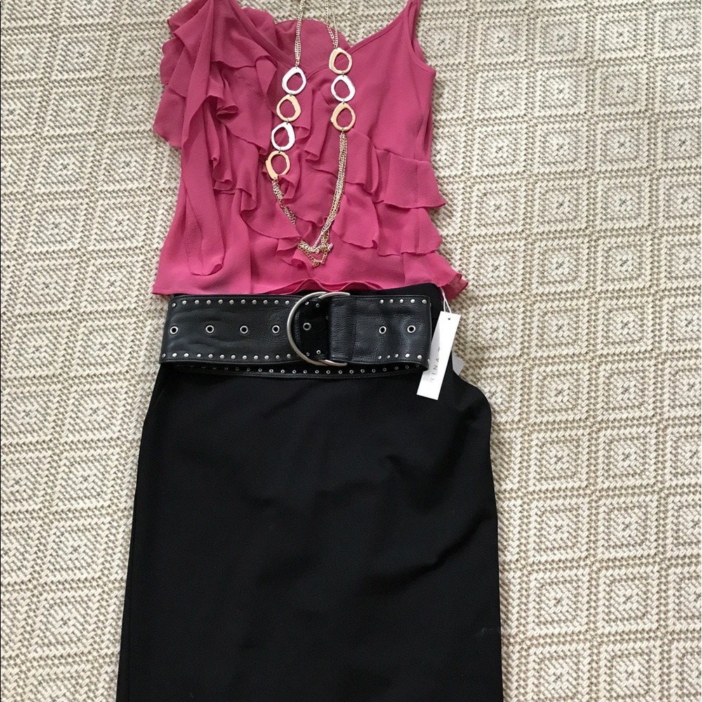 TRINA TURK BLACK SKIRT Size 4