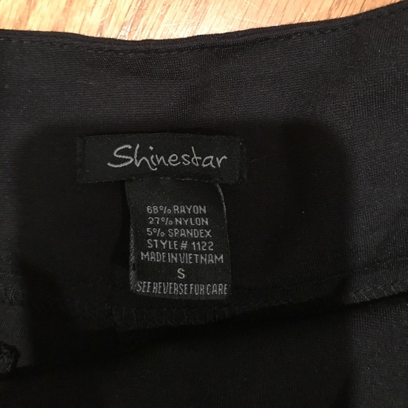 Black high-waisted dress shorts - Picture 2 of 2