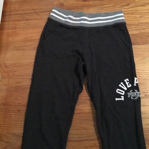 Grey PINK sweatpants