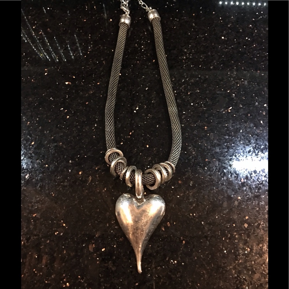 Heart necklace, new.  18".