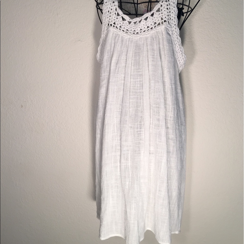 Love Stitch 100% Cotton Embriodered White Top
