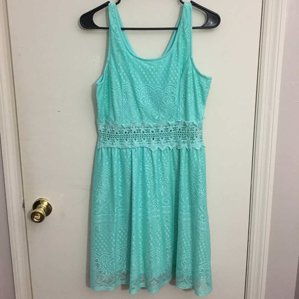 Sky blue sundress