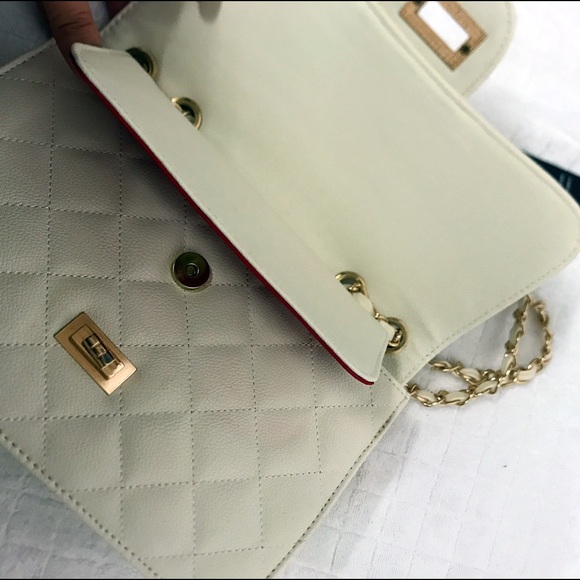 Ivory crossbody chain bag - Picture 5 of 8