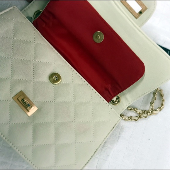 Ivory crossbody chain bag - Picture 6 of 8