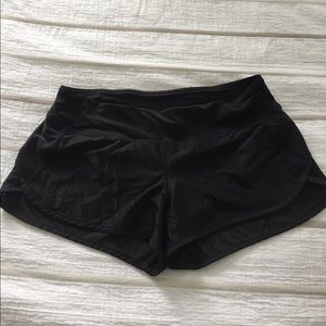 Lululemon speed shorts