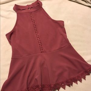 Beautiful top. Peplum style