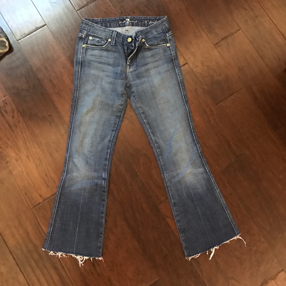 7s for all mankind jeans - cropped 26"