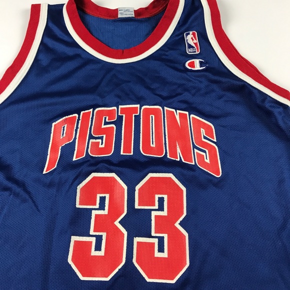 Vtg Champion S Grant Hill Detroit Pistons Jersey - Picture 2 of 5