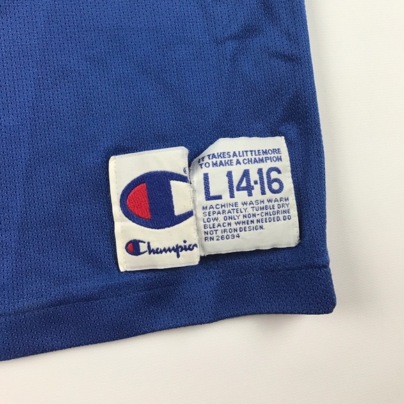 Vtg Champion S Grant Hill Detroit Pistons Jersey - Picture 3 of 5