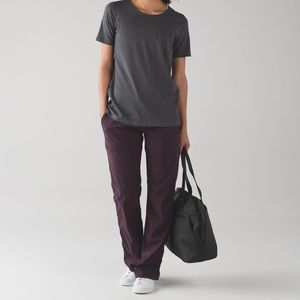Lululemon Dance Studio III Unlined Black Cherry