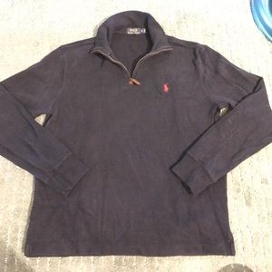 Ralph Lauren Quarterzip Navy Blue Size Small