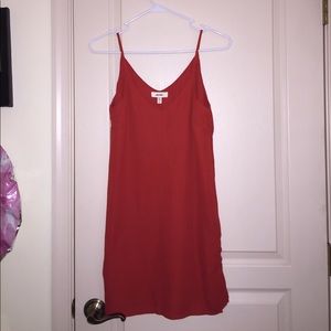 Orange/Red spaghetti strap dress