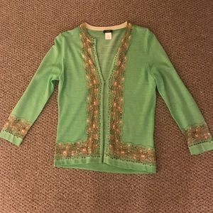 Green J. Crew Sweater
