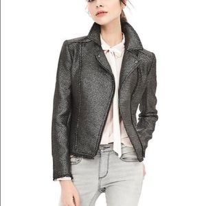 NWOT Banana Republic Metallic Tweed Jacket