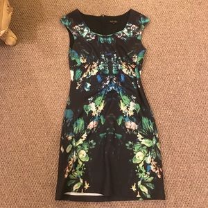 Black/Floral Elliatt Dress