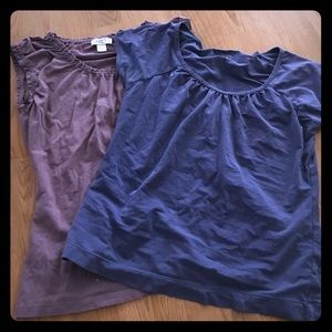 Two Ann Taylor Loft shirts