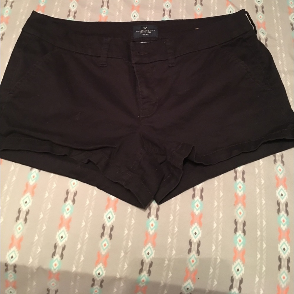 American Eagle Black shortie shorts
