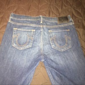 Halle Mid Rise True Religion Jeans!