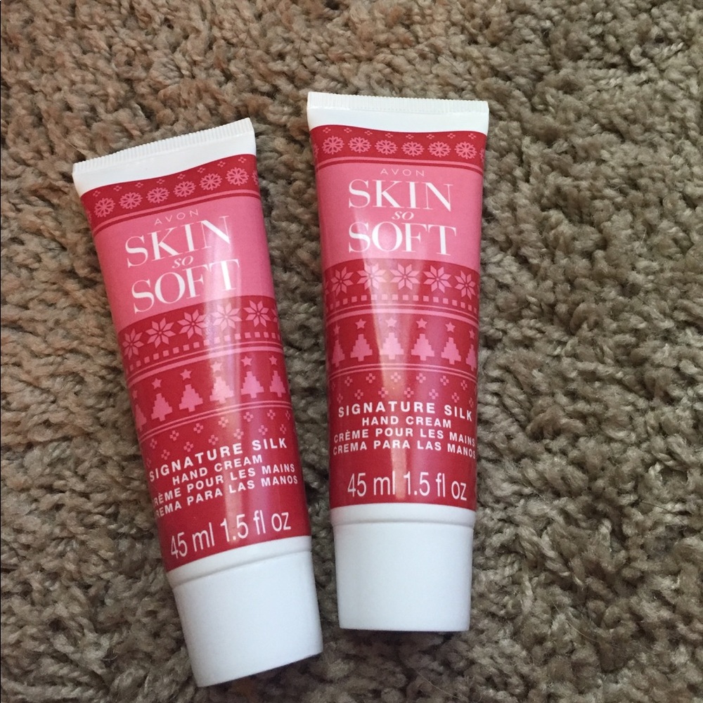 Tow Avon Skin so Soft hand creams