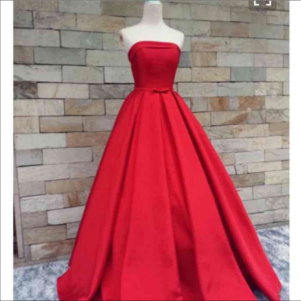 Red prom gown