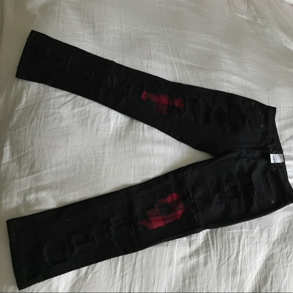 LF black carmar skinny jeans