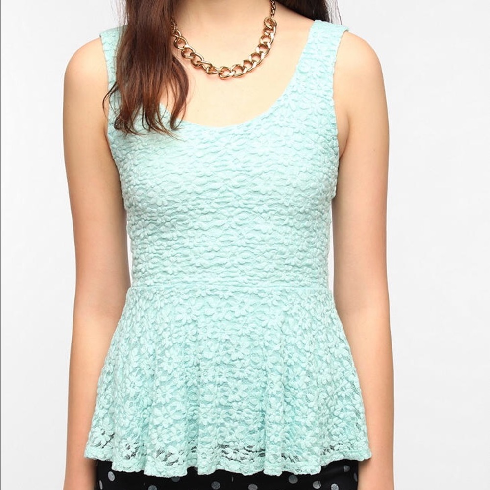 Pins & Needles Peplum Top