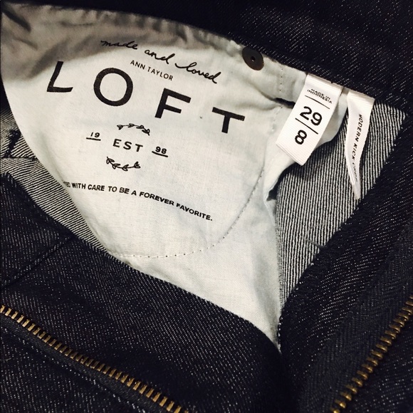 New Loft Denim Ankle Capris - Picture 2 of 4