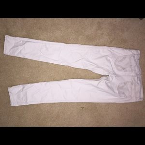 Skinny tan khaki pants