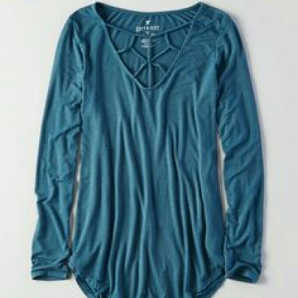 Aeo caged front top