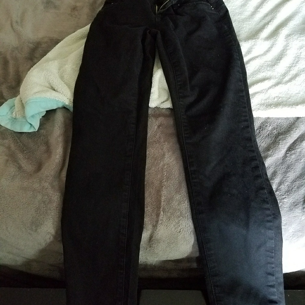 Black YMI skinny jeans