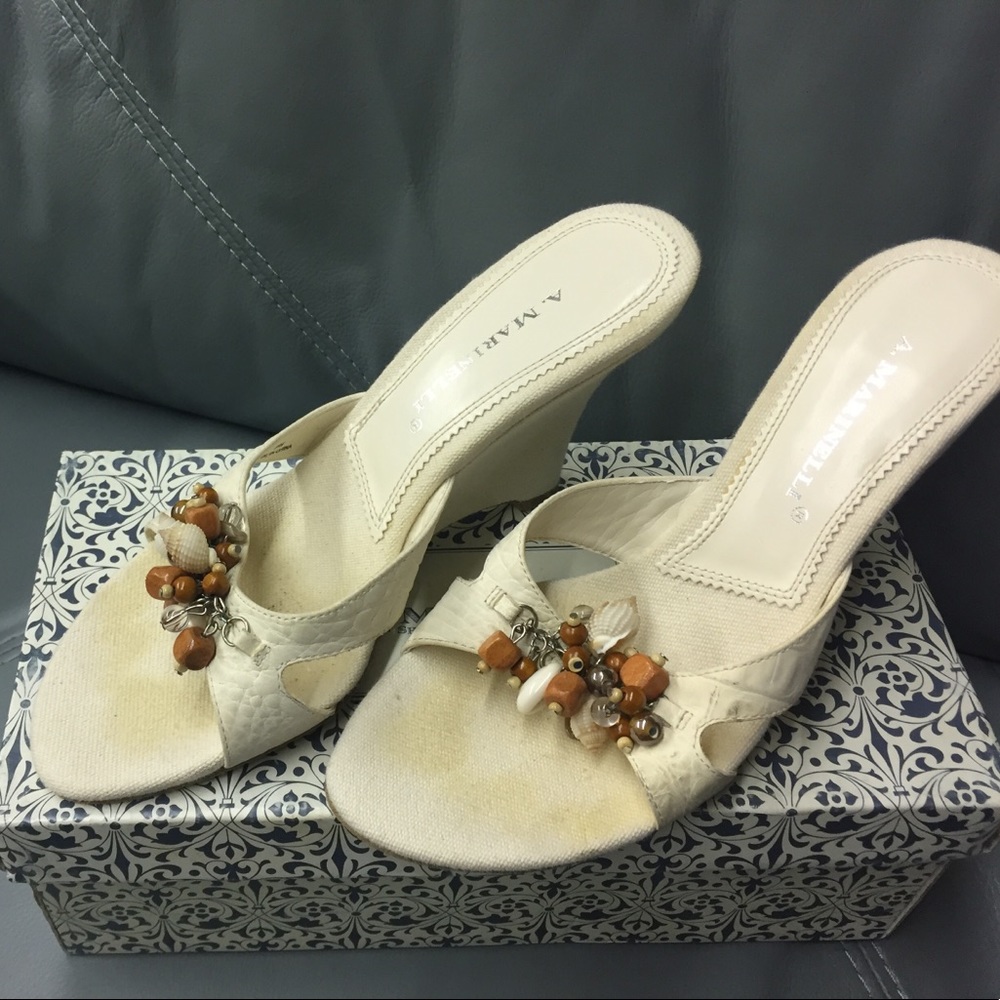 Slip on dress shoes with shells