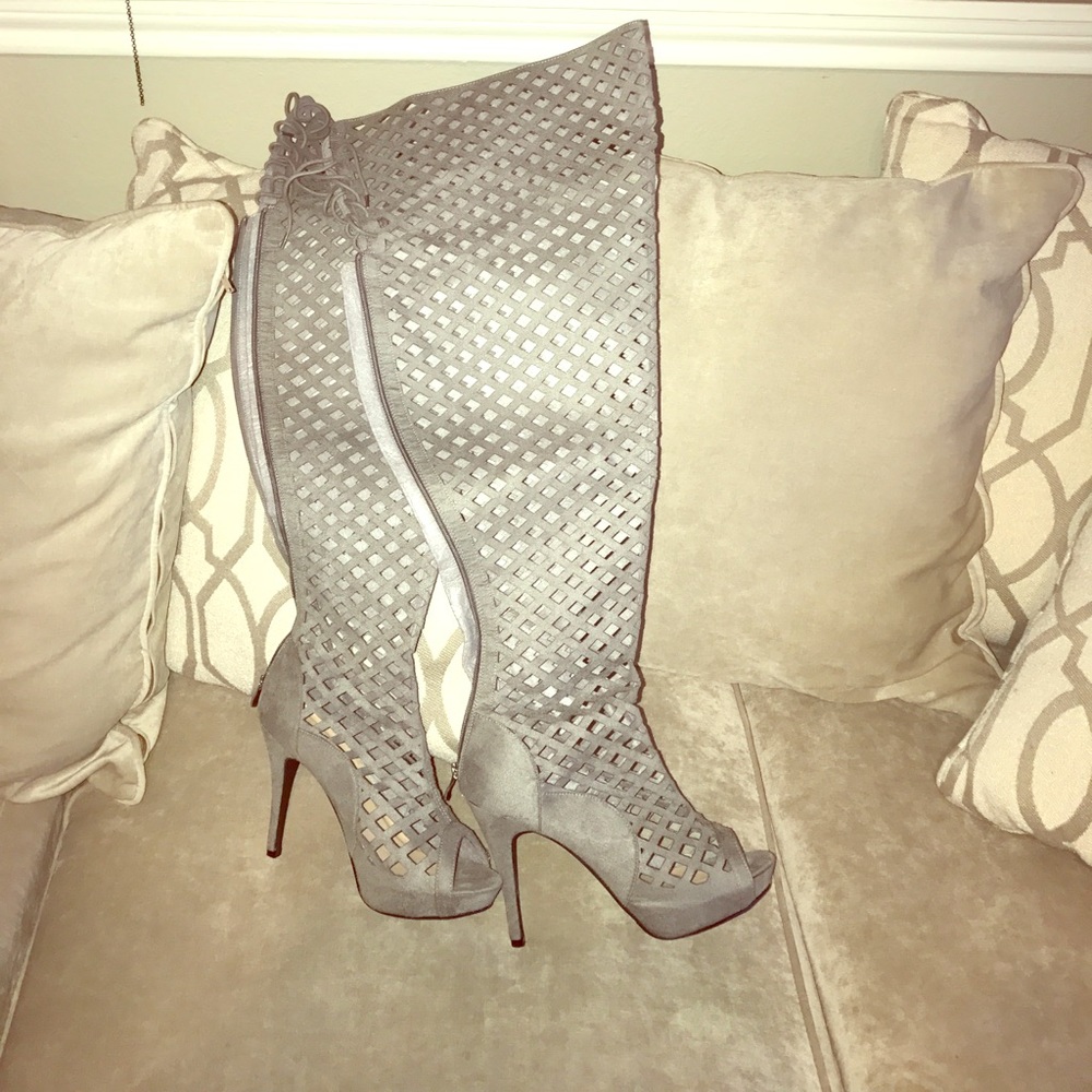 Thigh high Wide Calf Boots