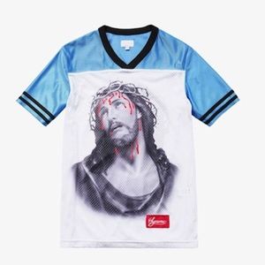 Supreme Jesus Football Jersey Men's XL