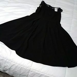 Torrid Black dress with lace detail