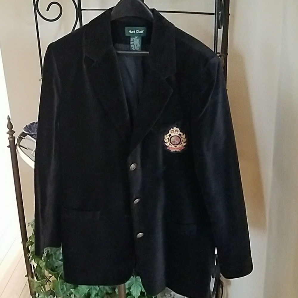 Black Velvet Blazer