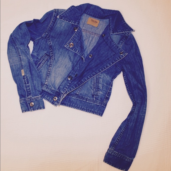 skye denim blazer